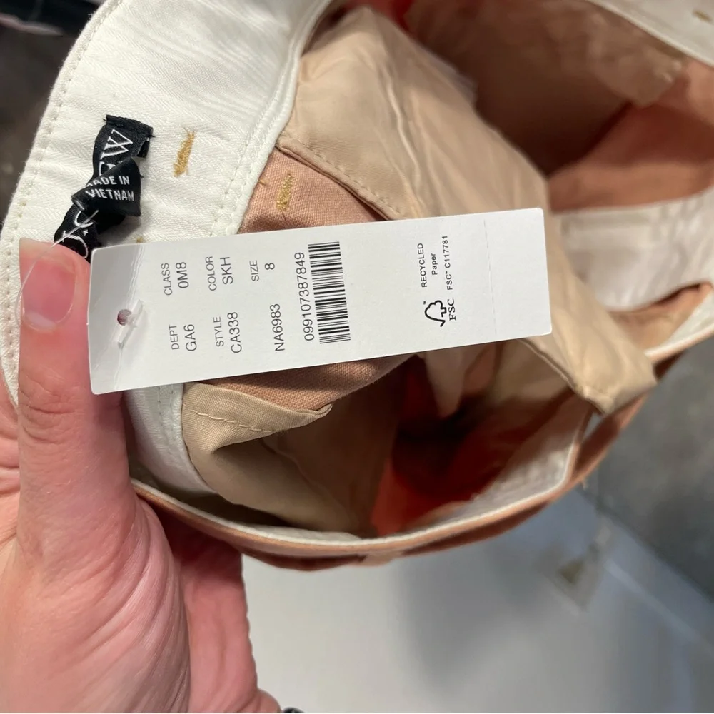 NWT J. Crew Tan Belted 3